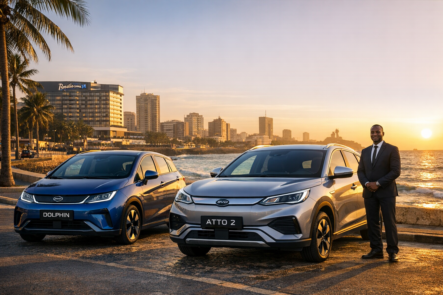 BYD Dolphin et BYD Atto 2 à Dakar